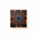 Isolated Orange Ai Chip Vector With Sony Alpha A1 Style