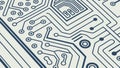 Circuit board pattern, technology background design vector design Generative AI Royalty Free Stock Photo