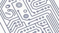 Circuit Board Technology Maze Pattern, vector design Generative AI Royalty Free Stock Photo