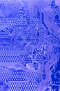 Circuit board texture closeup Royalty Free Stock Photo