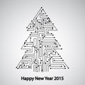 Circuit board, Tree for the new year