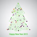 Circuit board, Tree for the new year