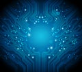 Circuit board vector background