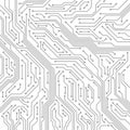 Circuit. Computer motherboard, microchip electronic technology. Hardware circuits board line vector texture Royalty Free Stock Photo