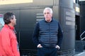 Lawrence Stroll father of Lance Stroll at Formula One Test