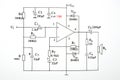 Circuit diagram Royalty Free Stock Photo