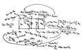 Circuit diagram and equations