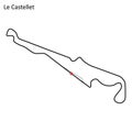 Circuit Paul Ricard Royalty Free Stock Photo