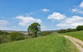 The circuitous pathway, leading to Stannage Edge, in idylic Haversage, Derbyshire.