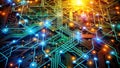 Circuitry Tapestry: A Digital Symphony of Connectivity Generative AI