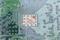 Circuits on the hard disk backplane Royalty Free Stock Photo