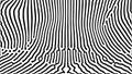 Circular abstract optical art with concentric lines