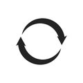 This is a Circular Arrow Icon designed specifically for representing Refresh and Reload Actions Royalty Free Stock Photo