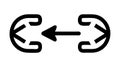 Circular arrows icon vector for refresh or sync actions, data updates, vector design Generative AI Royalty Free Stock Photo