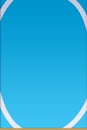 Circular Blank White Frame On Blue Background-For Social Media, Pictureframe, Poster, Banner, Invitation & Greeting Card