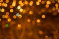 circular bokeh festive background, city lights