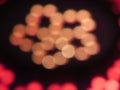 Circular bokeh lights Royalty Free Stock Photo