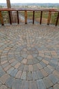 Circular Brick Garden Patio View Deck