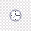 circular clock icon sign and symbol. circular clock color icon for website design and mobile app development. Simple Element from Royalty Free Stock Photo