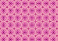 Circular colored pattern design for wallpaper