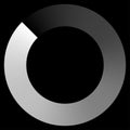 Circular, concentric element. Abstract circle. Preloader, crosshair, buffer shape Royalty Free Stock Photo