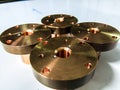Circular copper is used to make holes through holes. Produced through standard machinery procedures to produce according to the pa