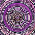 A circular design with intricate interlocking shapes in shades of purple and pink5, Generative AI