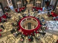 Circular dining area in Kunsthistorisches Museum, Vienna Royalty Free Stock Photo
