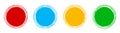Circular form, set of circles using sketch drawing circle lines, circular logo elements Ã¢â¬â vector for stock