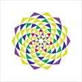 Circular Fractal Design Element Royalty Free Stock Photo