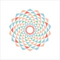 Circular Fractal Design Element Royalty Free Stock Photo