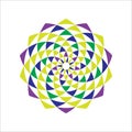 Circular Fractal Design Element Royalty Free Stock Photo