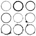 Circular Frames Set Royalty Free Stock Photo