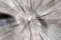 Circular geometric dark gray background with cracks in the center. Abstract explosion effect. Centric motion pattern