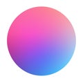 A circular gradient design features soft pink and blue hues blending smoothly Royalty Free Stock Photo