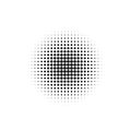 Circular Halftone Dot Abstract Design Royalty Free Stock Photo