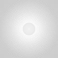 Abstract Circular White Halftone Dots Pattern in Grey Background