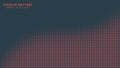 Circular Halftone Pattern Smooth Curved Border Vector Red Black Abstraction