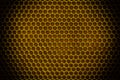 Circular honeycomb background. Elliptic gradient. Royalty Free Stock Photo