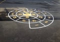 Circular Hopscotch Royalty Free Stock Photo