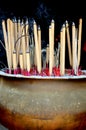 circular incenses in Chinese Temple Royalty Free Stock Photo