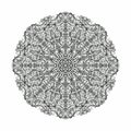 Circular lace pattern