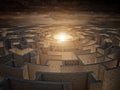 Circular maze 3d