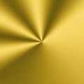 Circular metallic texture. Golden shiny background