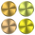 Circular metallic vector plates