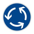 215 Circular traffic road sign of Germany