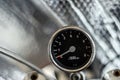 Motorcycle Speedometer Silver Background