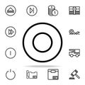 circular notation icon. web icons universal set for web and mobile