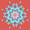 Circular ornament vector design