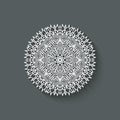 Circular pattern design element Royalty Free Stock Photo